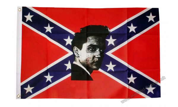 Rebel Elvis Flag